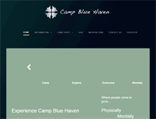 Tablet Screenshot of campbluehaven.com